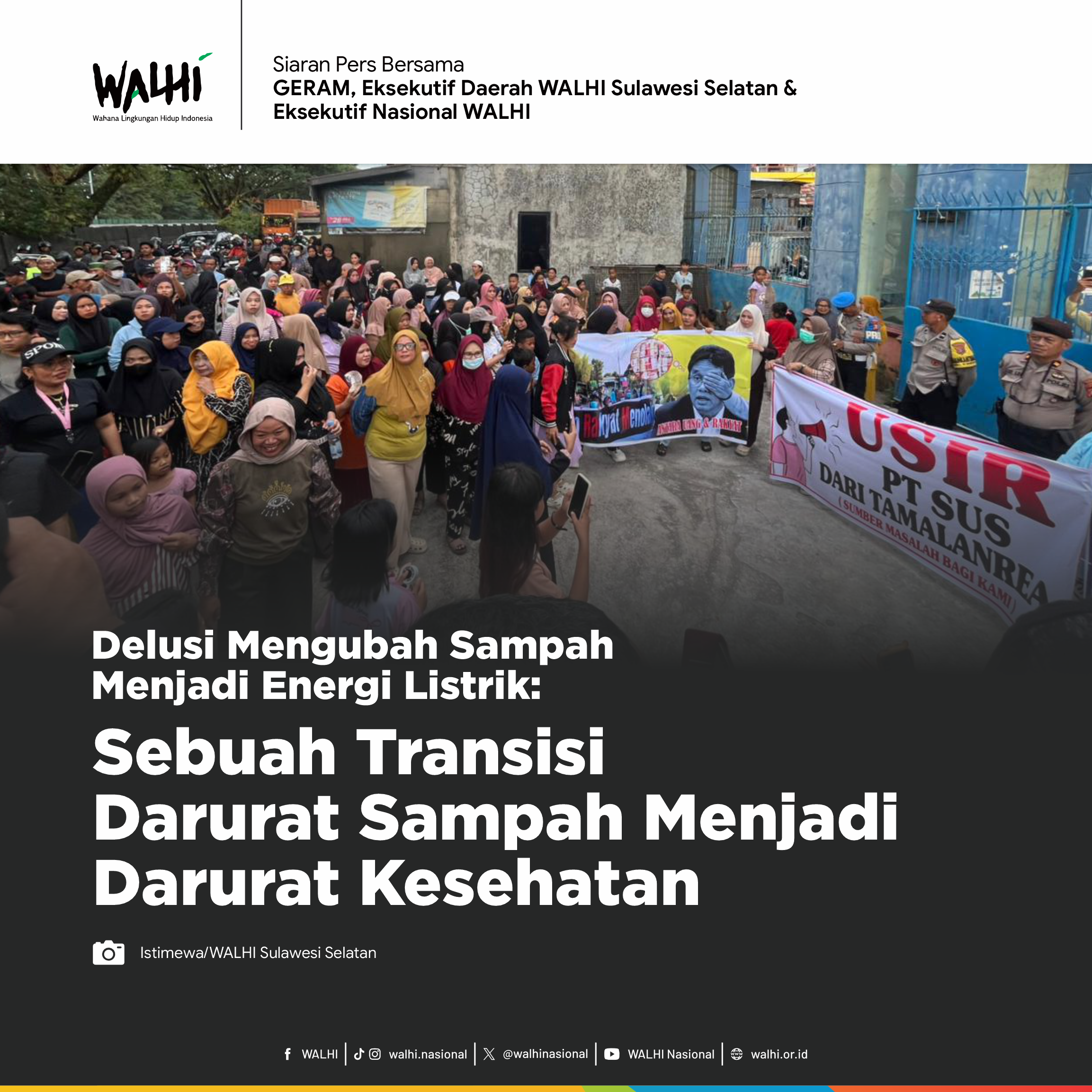 Delusi Mengubah Sampah Menjadi Energi Listrik: Sebuah Transisi Darurat Sampah Menjadi Darurat Kesehatan