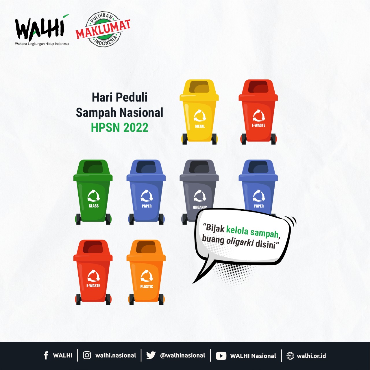 Hentikan Solusi Semu, Dorong Kebijakan Pengelolaan Sampah di Hulu