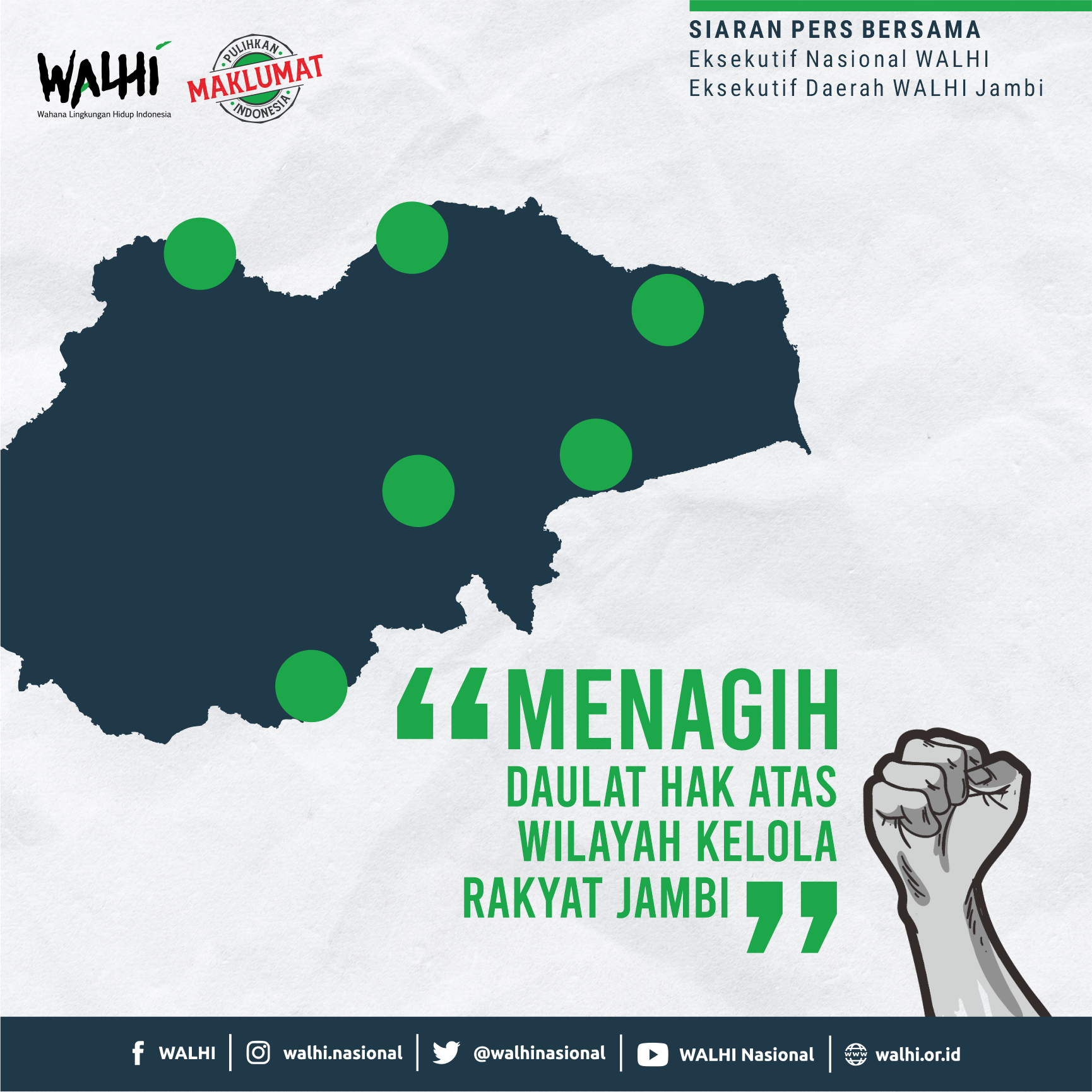 Menagih Daulat Hak atas Wilayah Kelola Rakyat Jambi