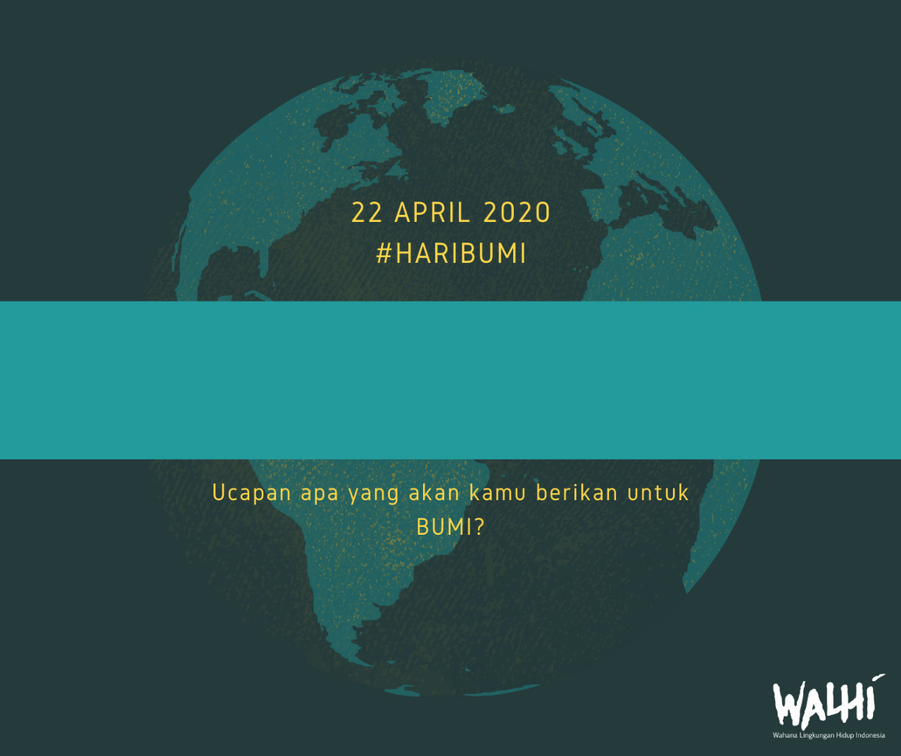 Seruan Selamatkan Bumi dari Bayang Investasi di tengah Pandemi Covid-19
