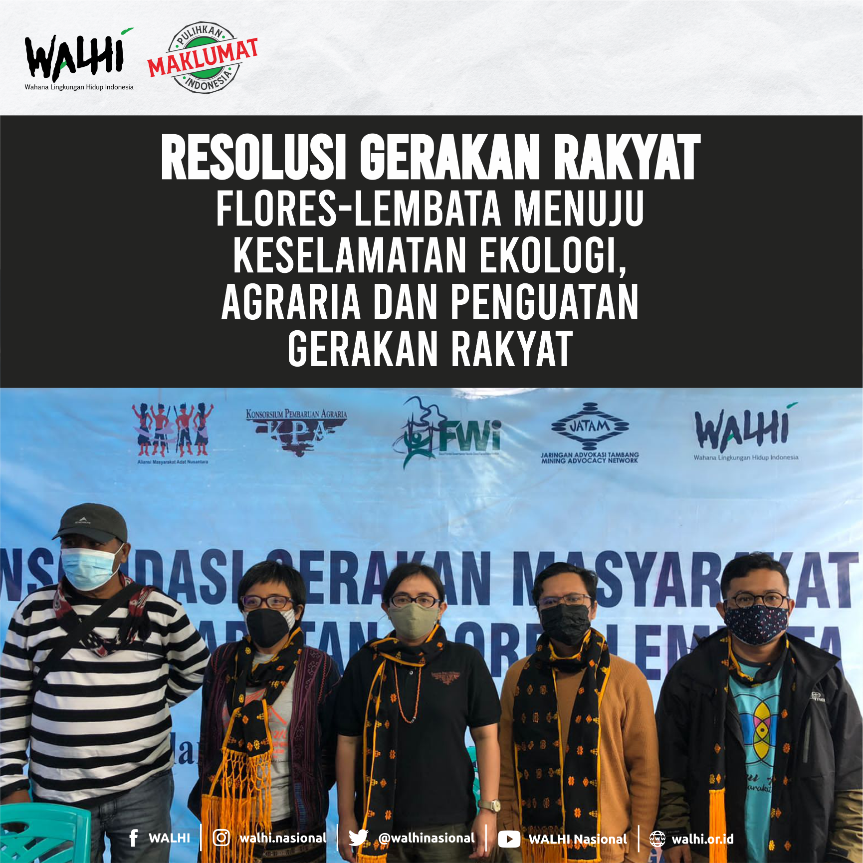 Resolusi Gerakan Rakyat Flores-Lembata Menuju Keselamatan Ekologi, Agraria dan Penguatan Gerakan Rakyat