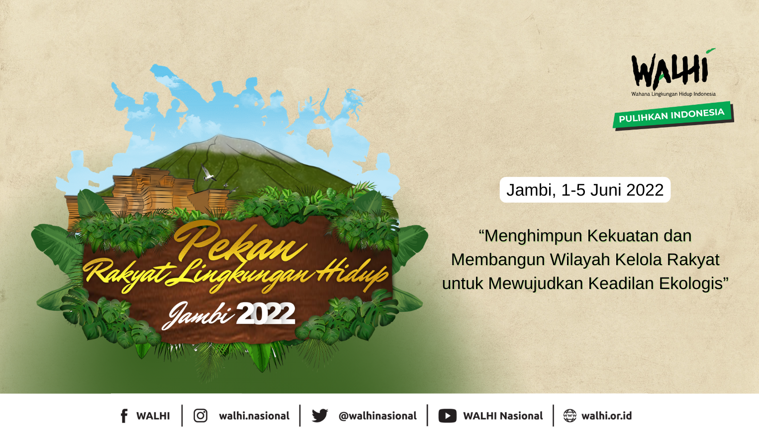 Launching Platfrom WKR : Informasi Lingkungan Dalam Genggaman