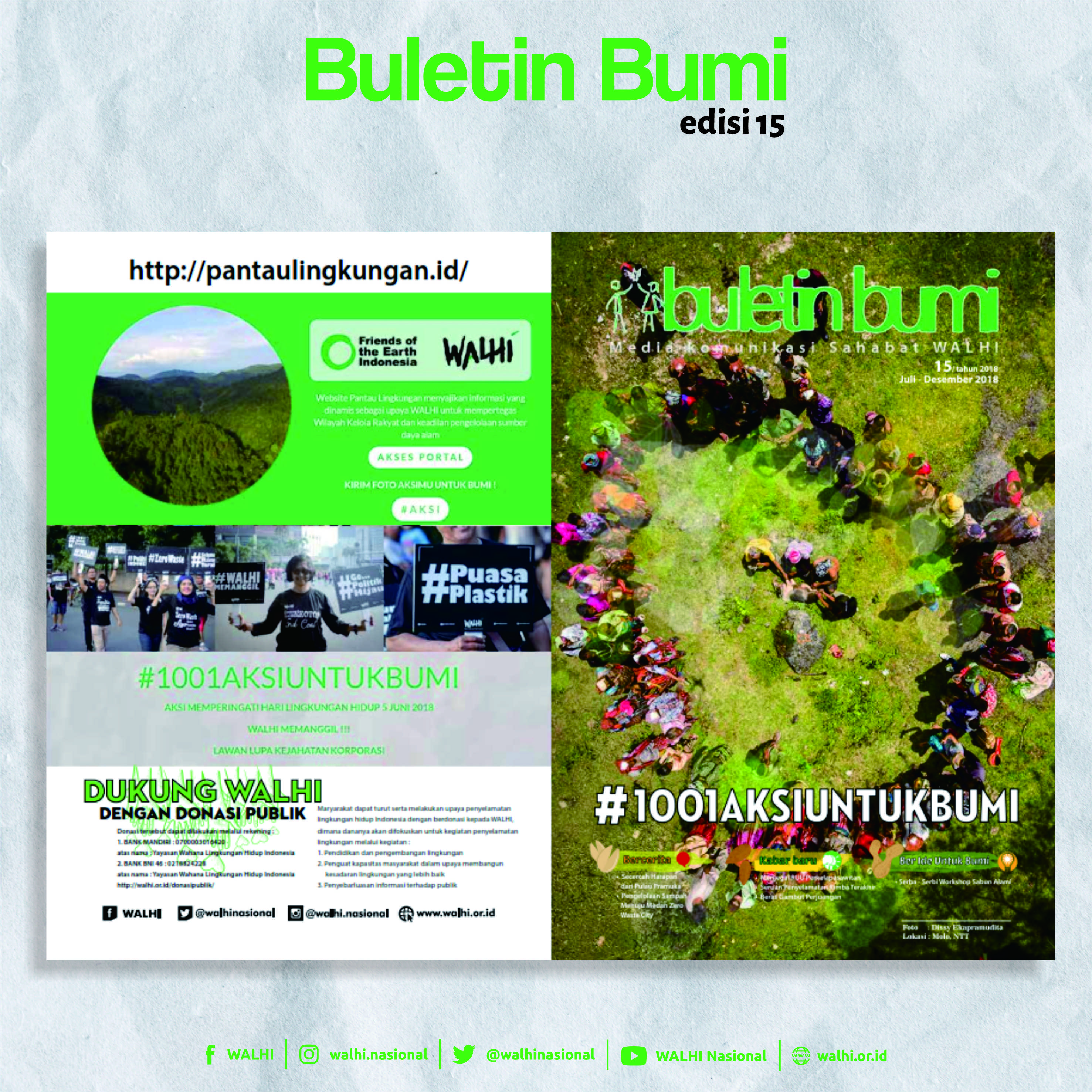 Buletin Bumi Edisi 15 Juli – Desember 2018