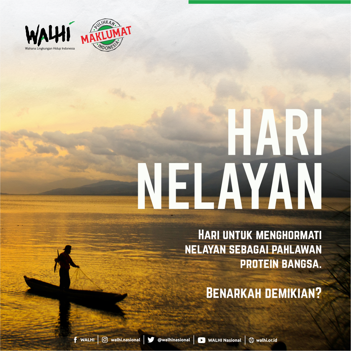 WALHI beserta nelayan Desak Pemerintah Indonesia Cabut UU Cipta Kerja dan PP Penangkapan Ikan Terukur 