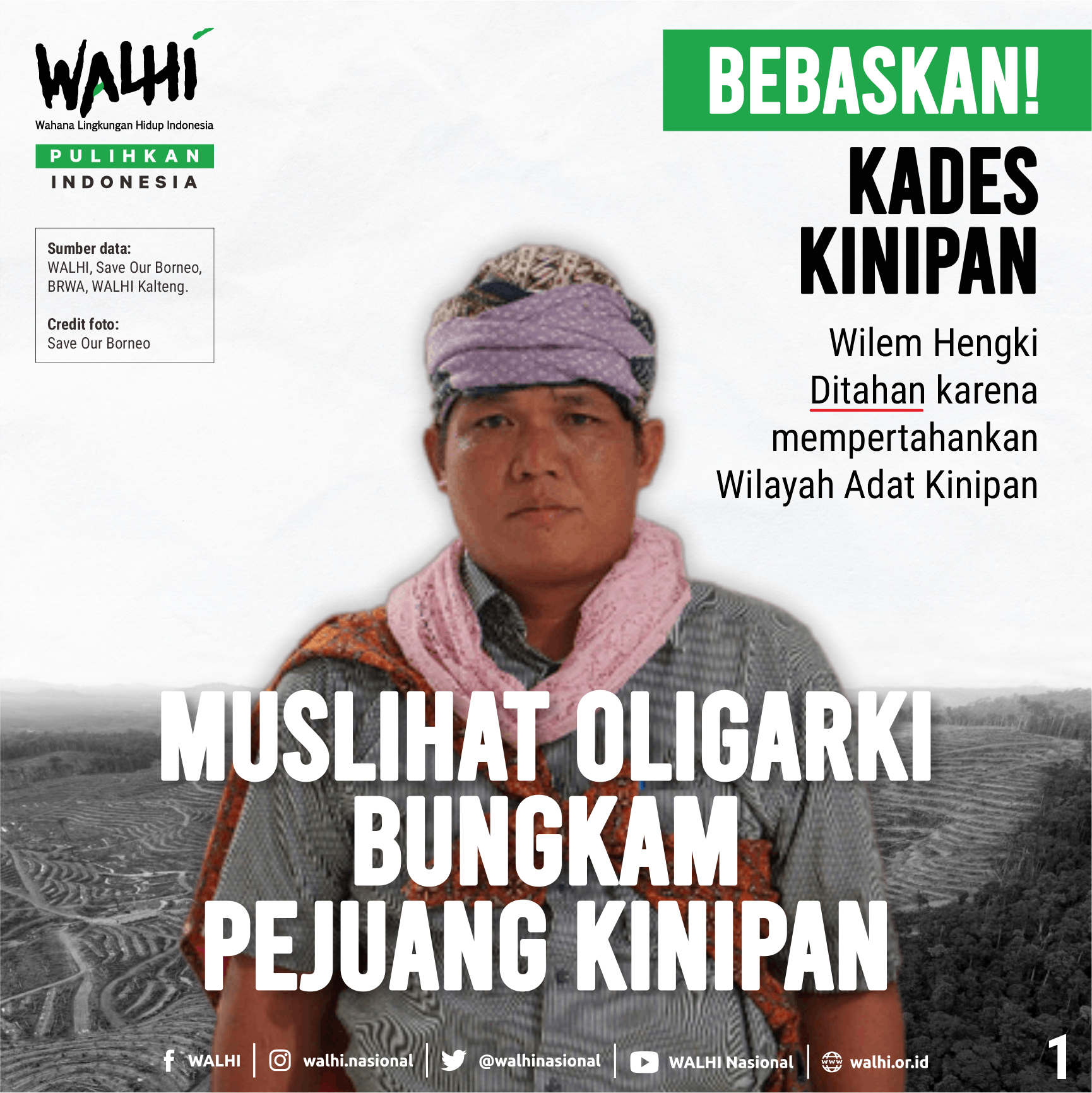 Bebaskan Kepala Desa Kinipan!