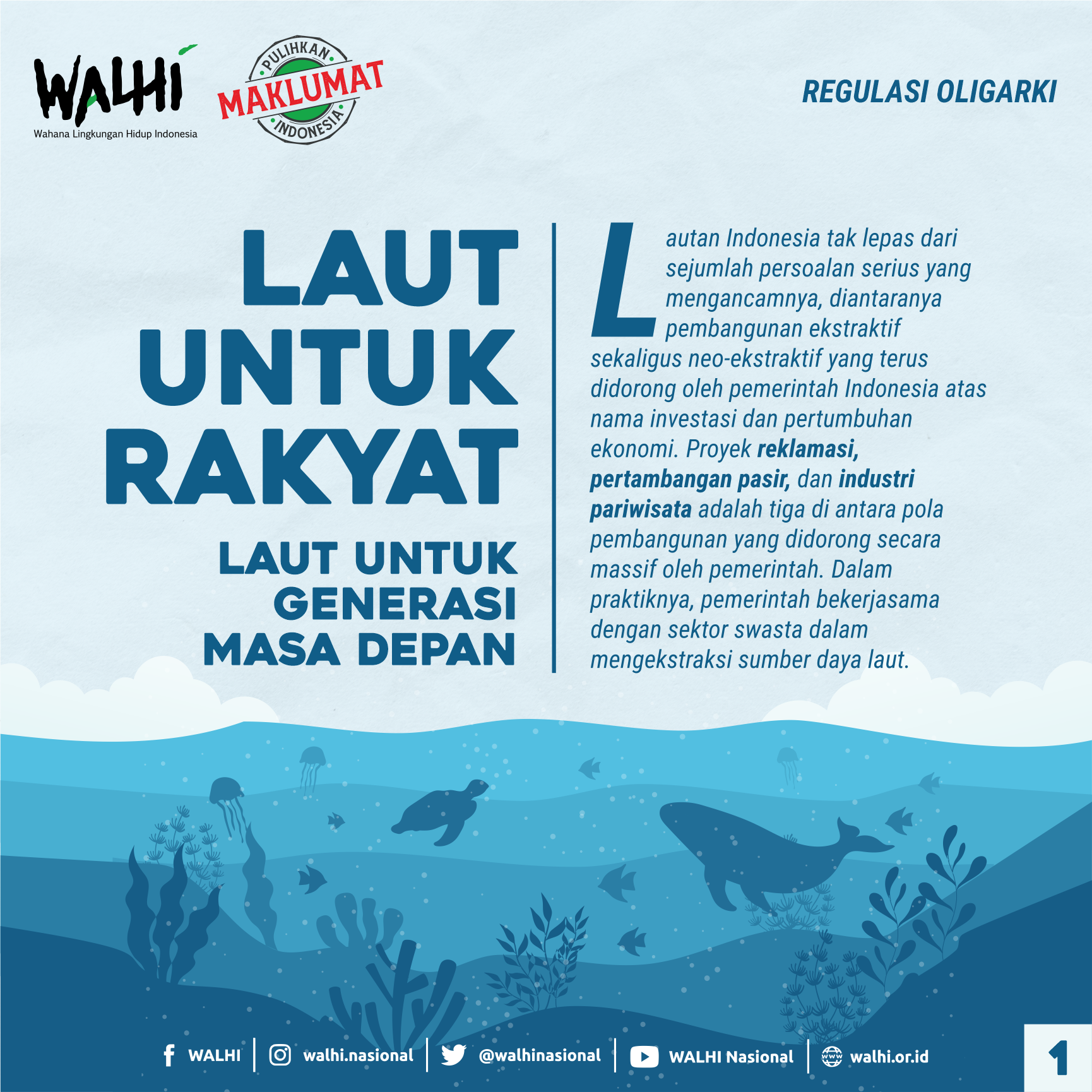 Laut untuk Rakyat, Cabut Regulasi Anti Rakyat