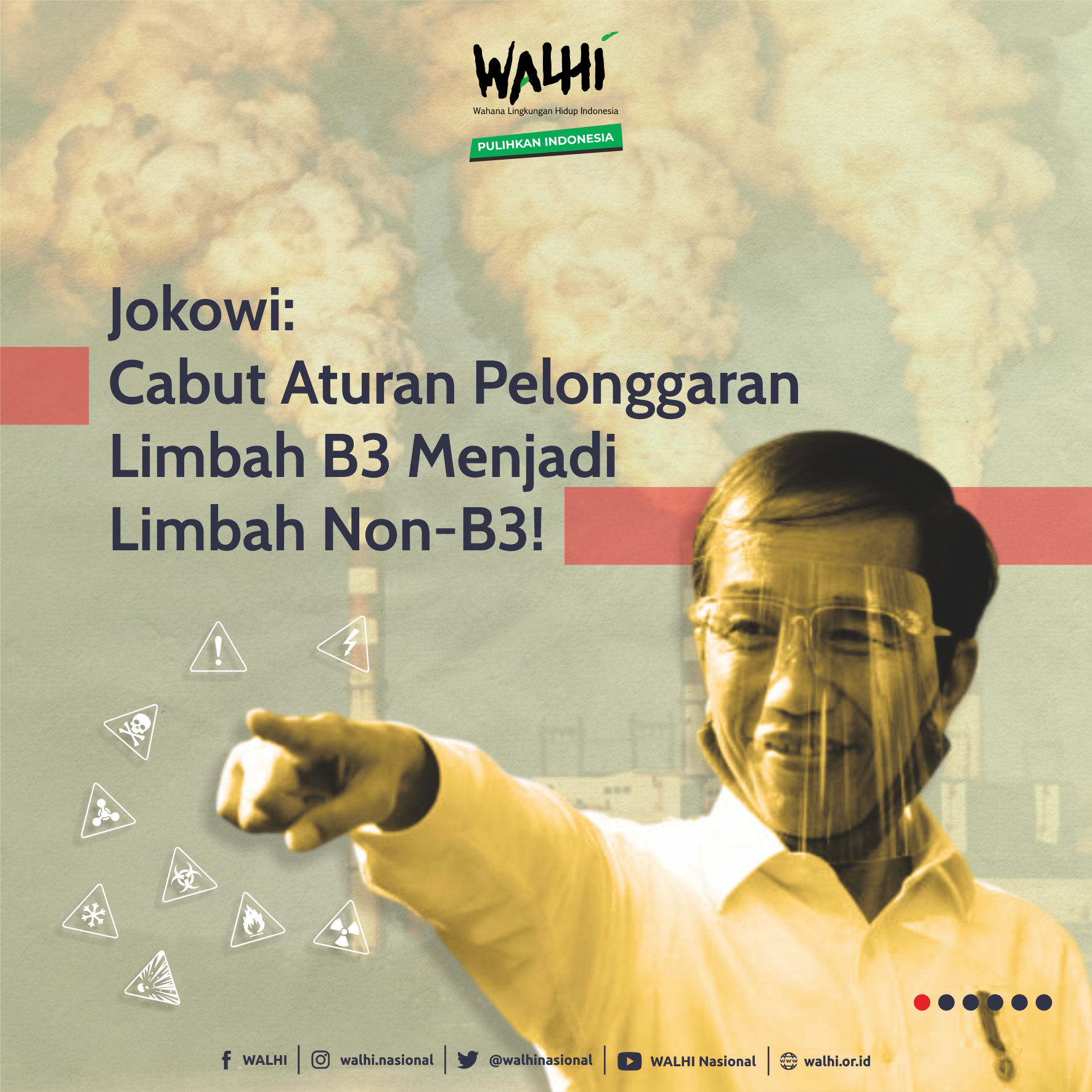 Cabut Aturan Pelonggaran Limbah B3 menjadi Limbah Non-B3! (infografis)