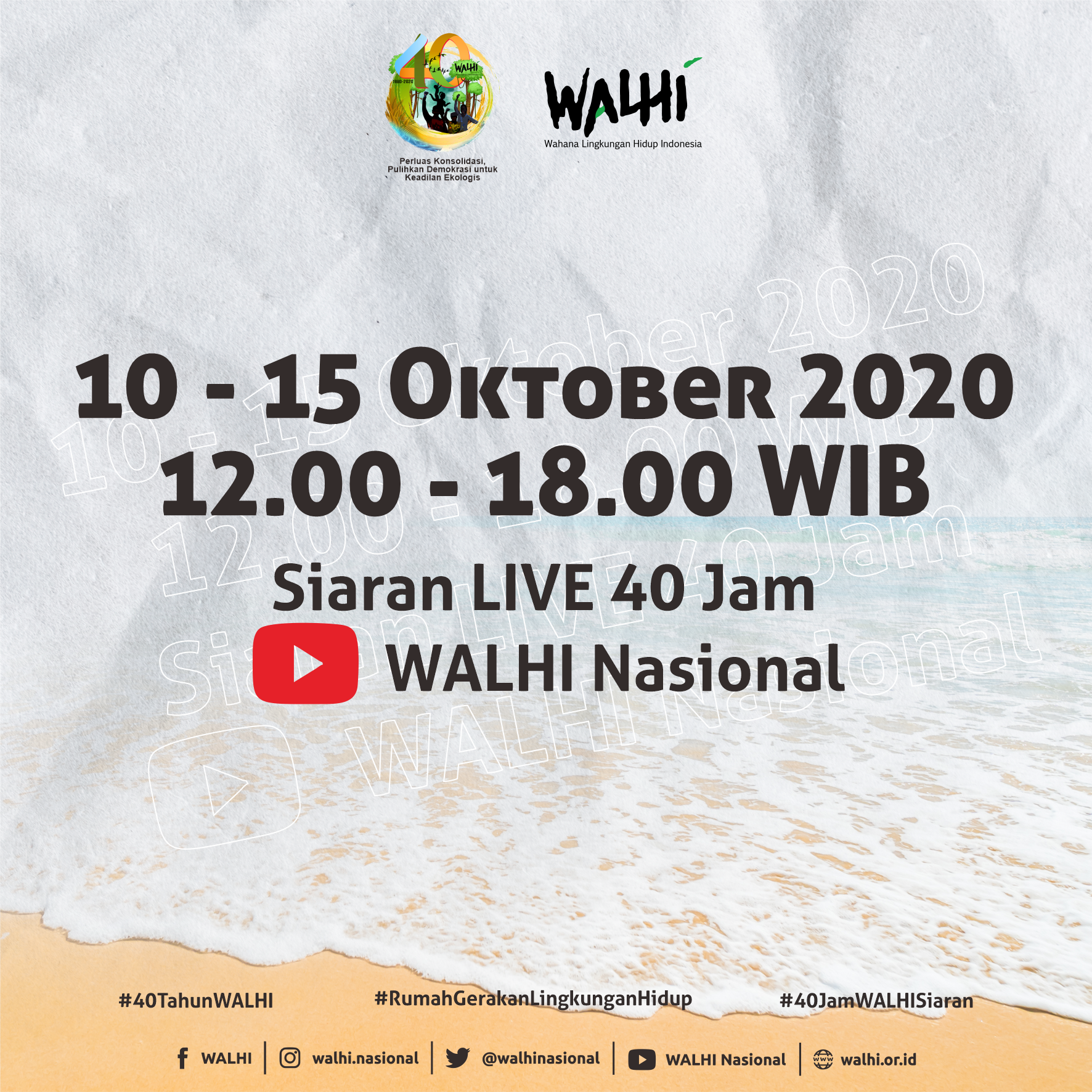 Empat Puluh Tahun WALHI. Ada apa?