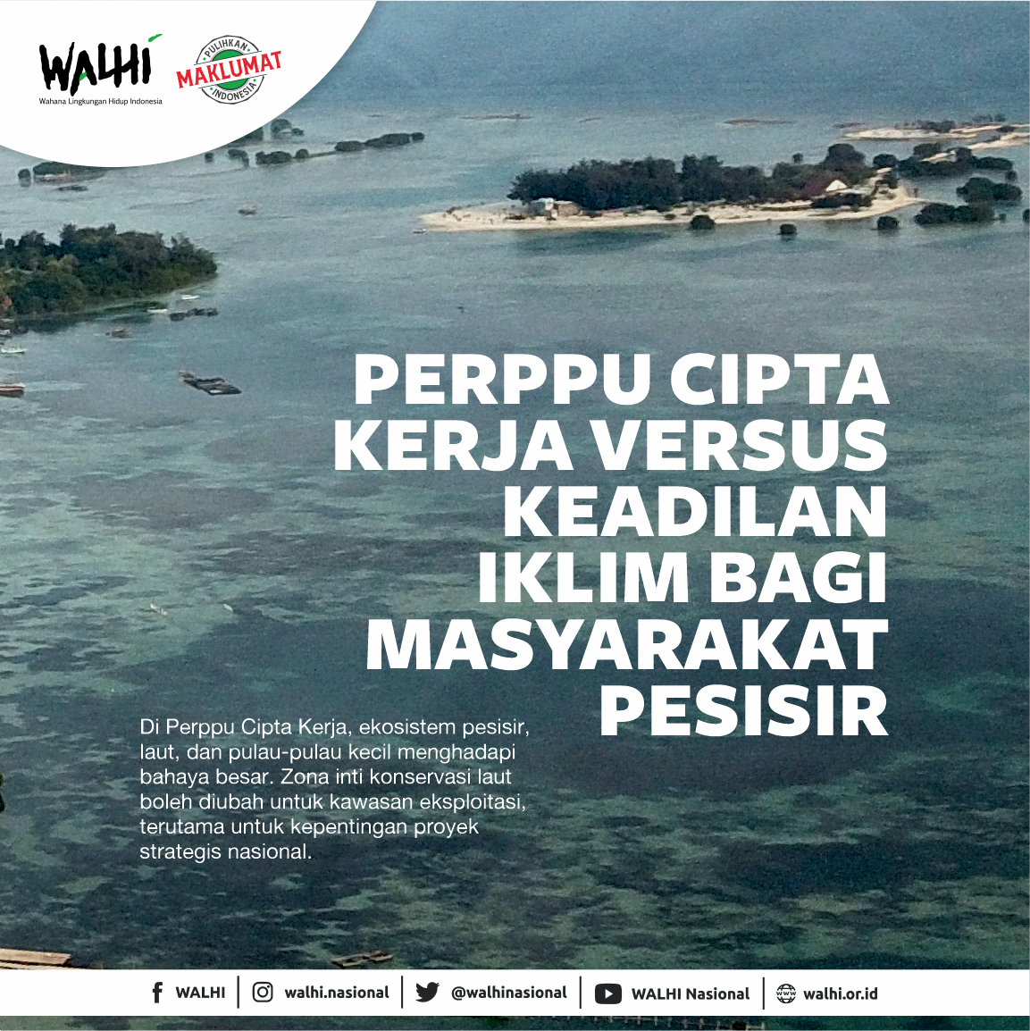 Perppu Cipta Kerja Versus Keadilan Iklim bagi Masyarakat Pesisir