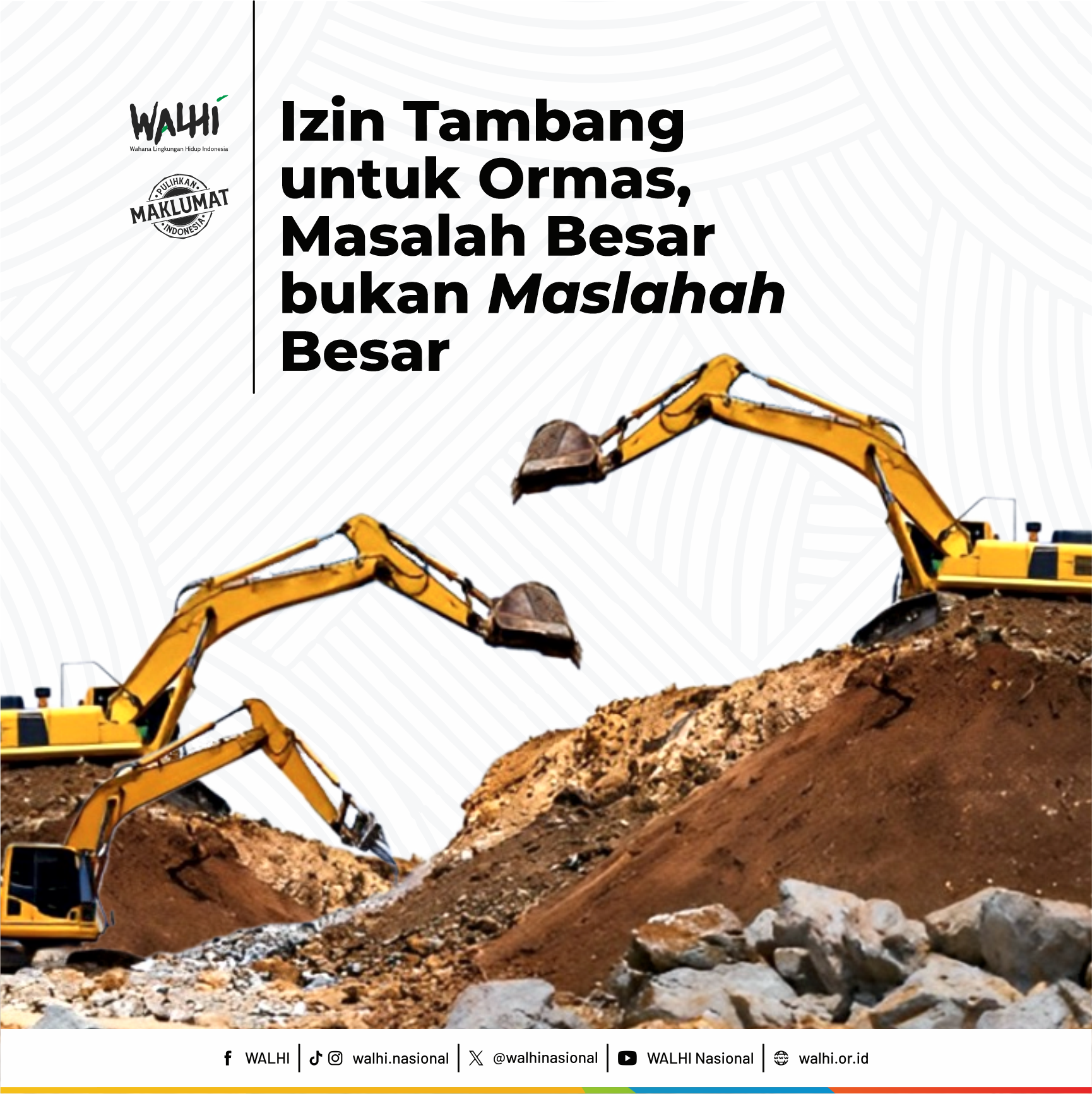 Izin Tambang untuk Ormas, Masalah Besar bukan Maslahah Besar