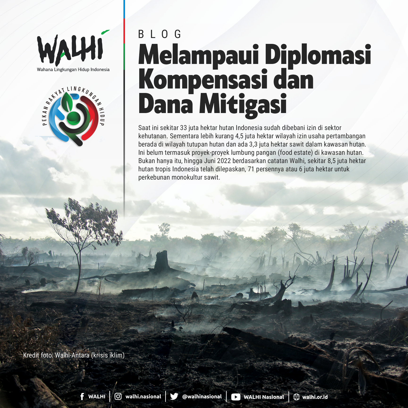 Melampaui Diplomasi Kompensasi dan Dana Mitigasi