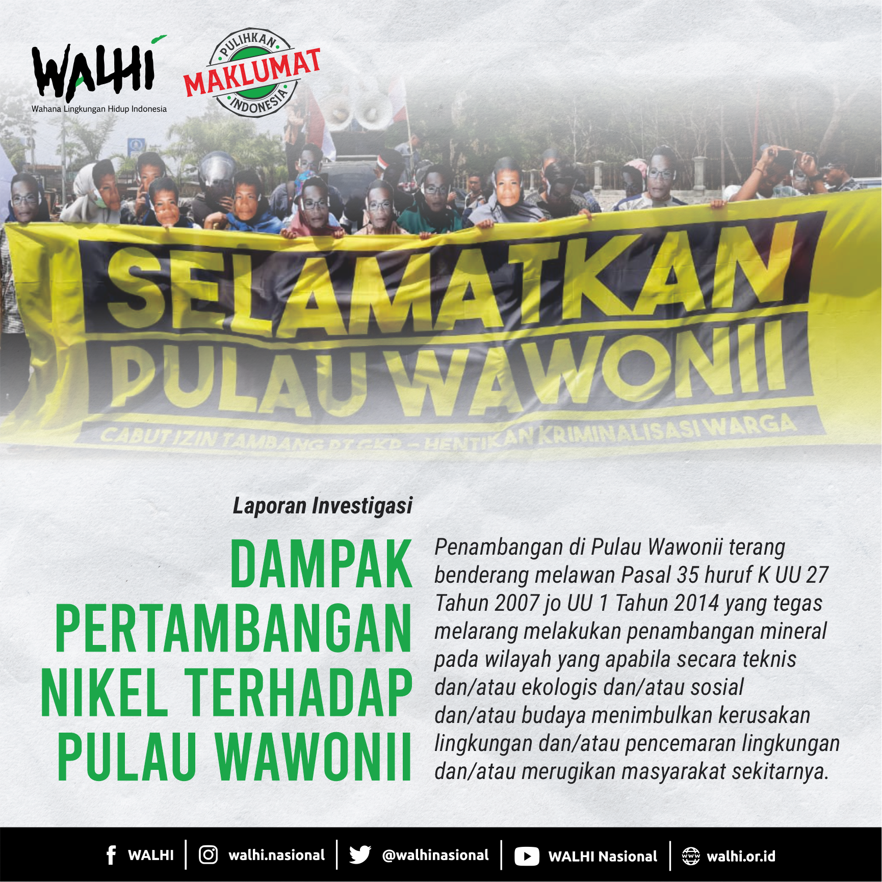 Dampak Pertambangan Nikel Terhadap Pulau Wawonii