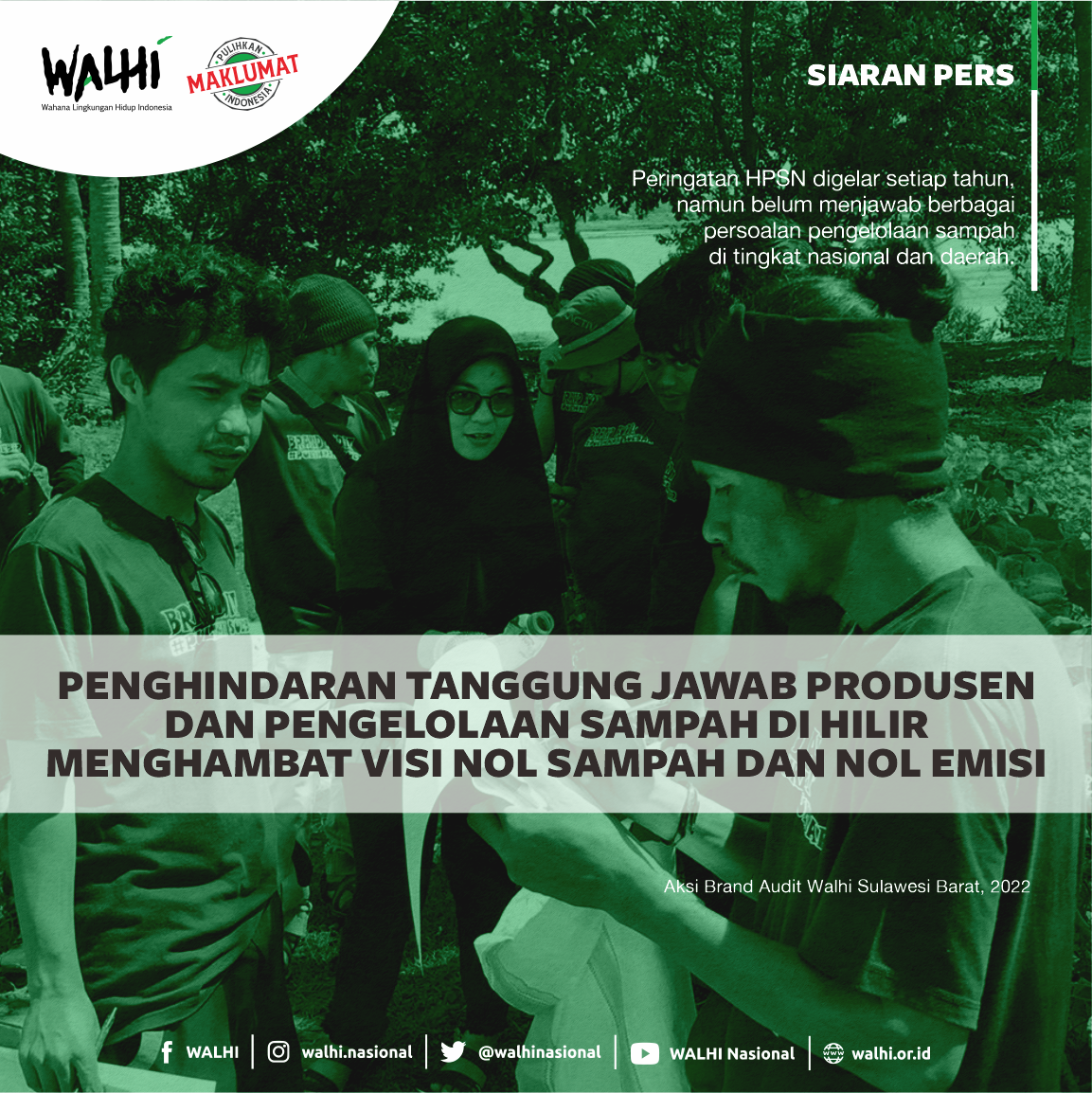 Penghindaran Tanggung Jawab Produsen dan Pengelolaan Sampah di Hilir Menghambat Visi Nol Sampah dan Nol Emisi