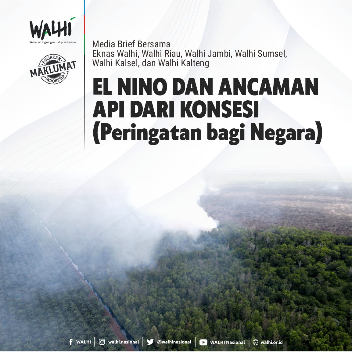 El Nino dan Ancaman Api dari Konsesi (Peringatan bagi Negara)