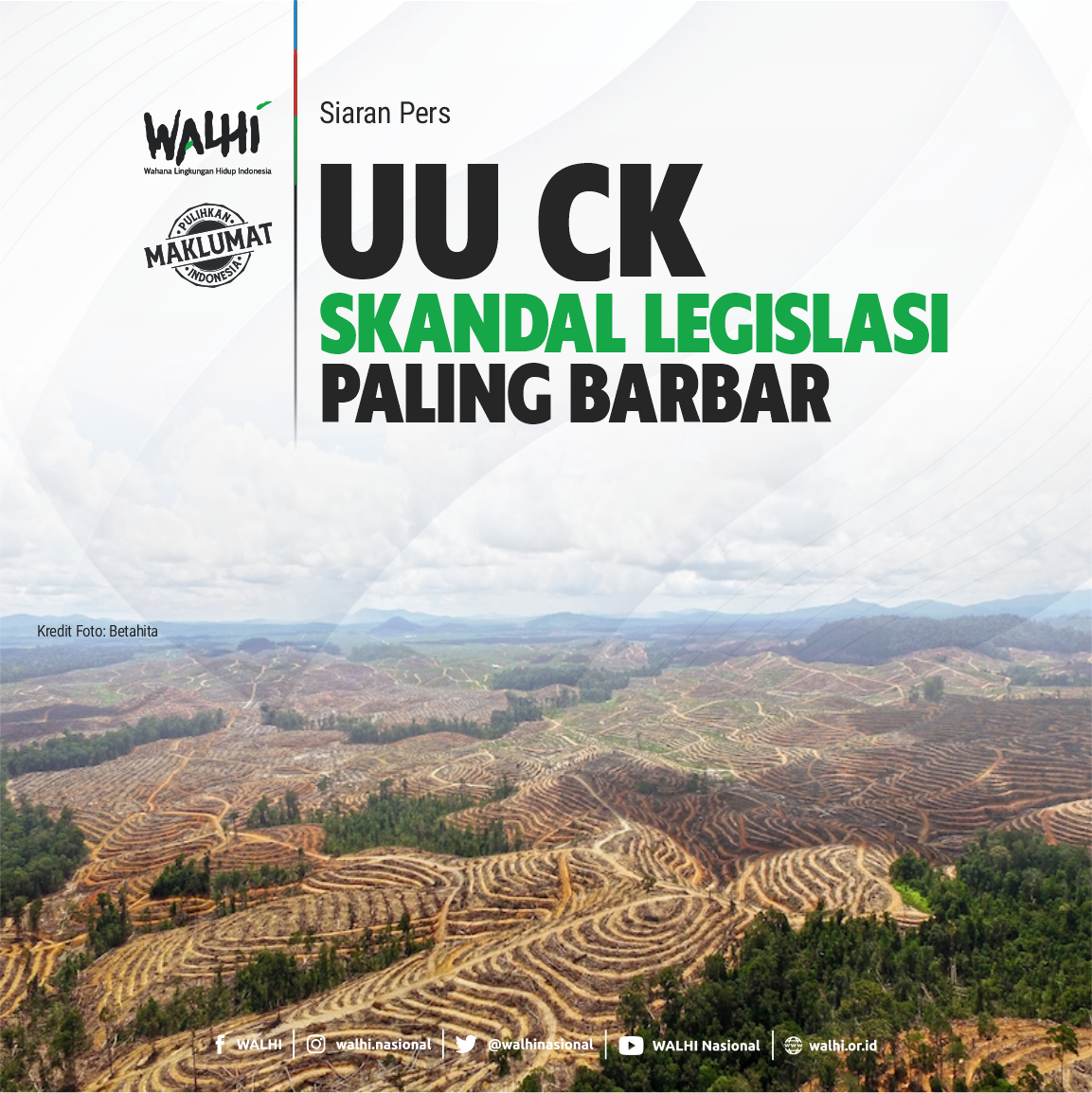 UU CK: Skandal Legislasi Paling Barbar