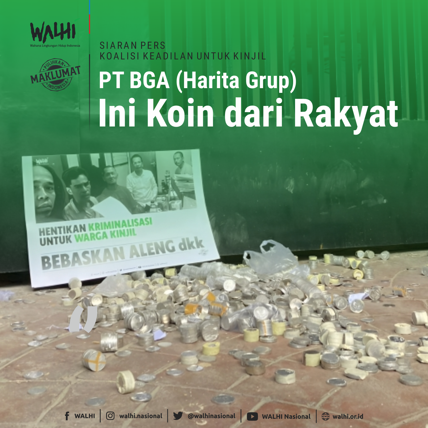 PT BGA (Harita Grup) Ini Koin dari Rakyat