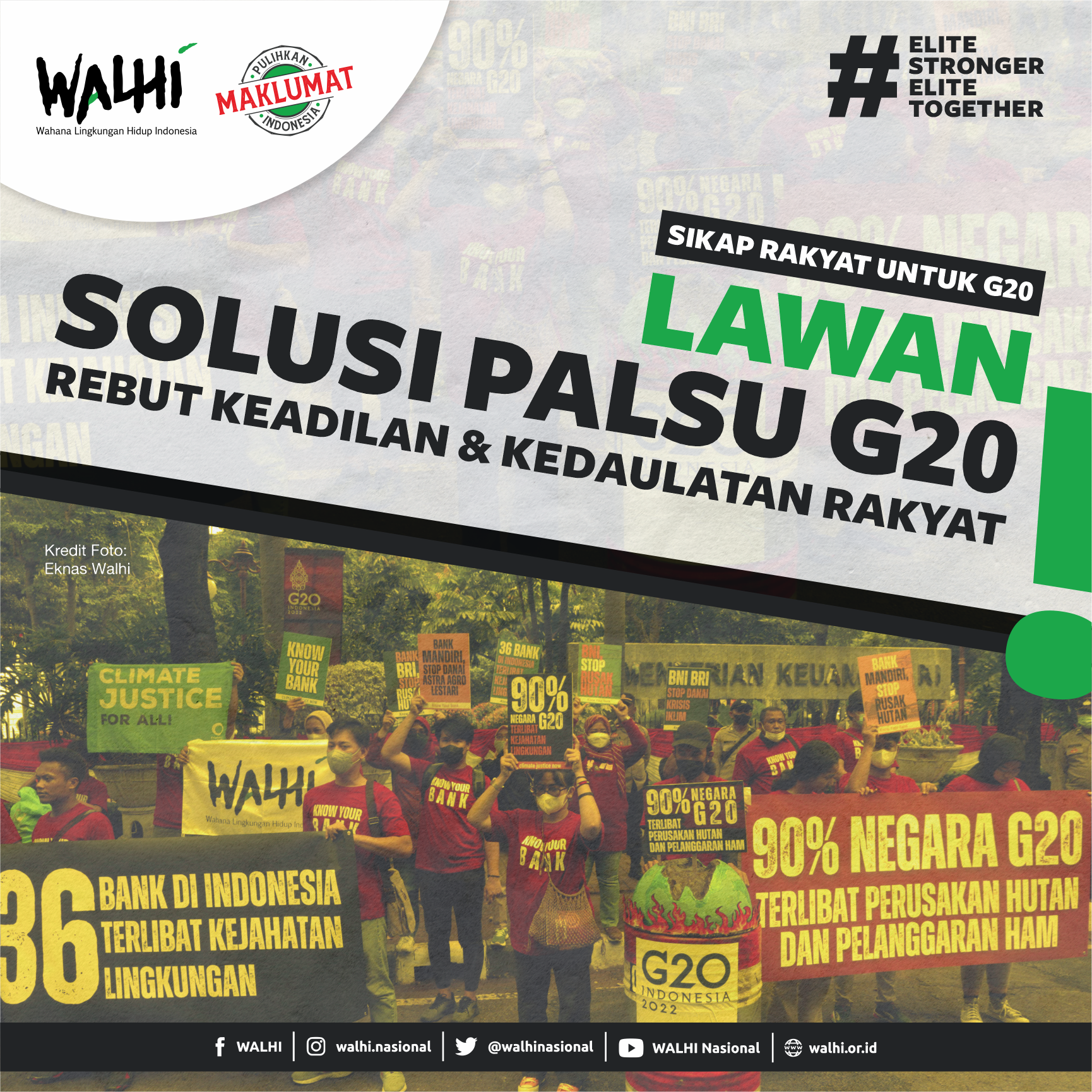 Sikap Rakyat untuk G20: Lawan Solusi Palsu G20, Rebut Keadilan dan Kedaulatan Rakyat