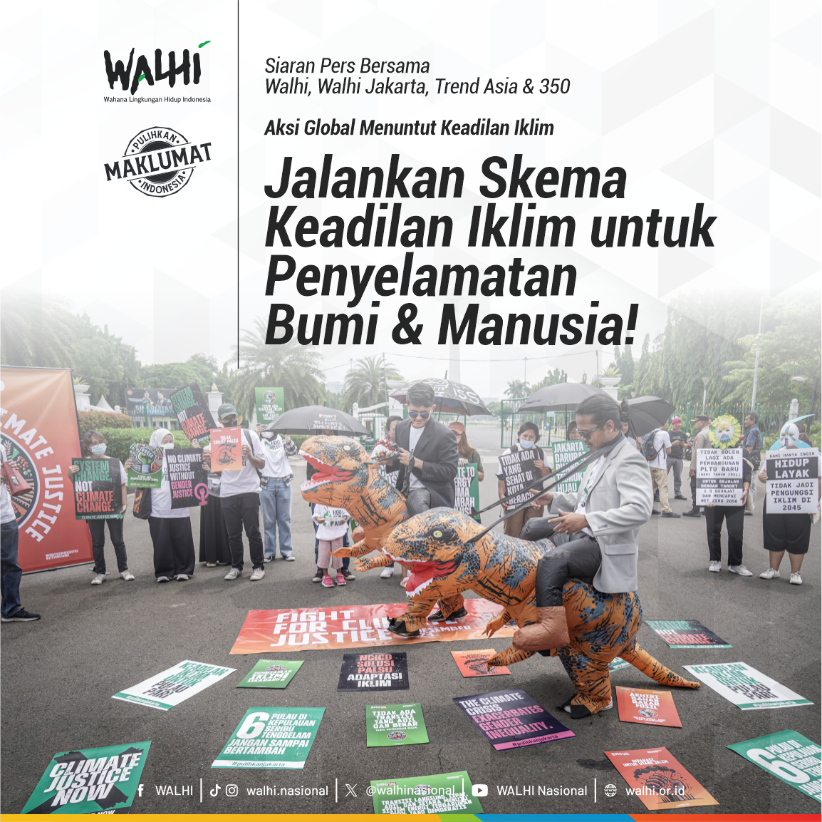 Aksi Global Menuntut Keadilan Iklim: Jalankan Skema Keadilan Iklim untuk Penyelamatan Bumi dan Manusia