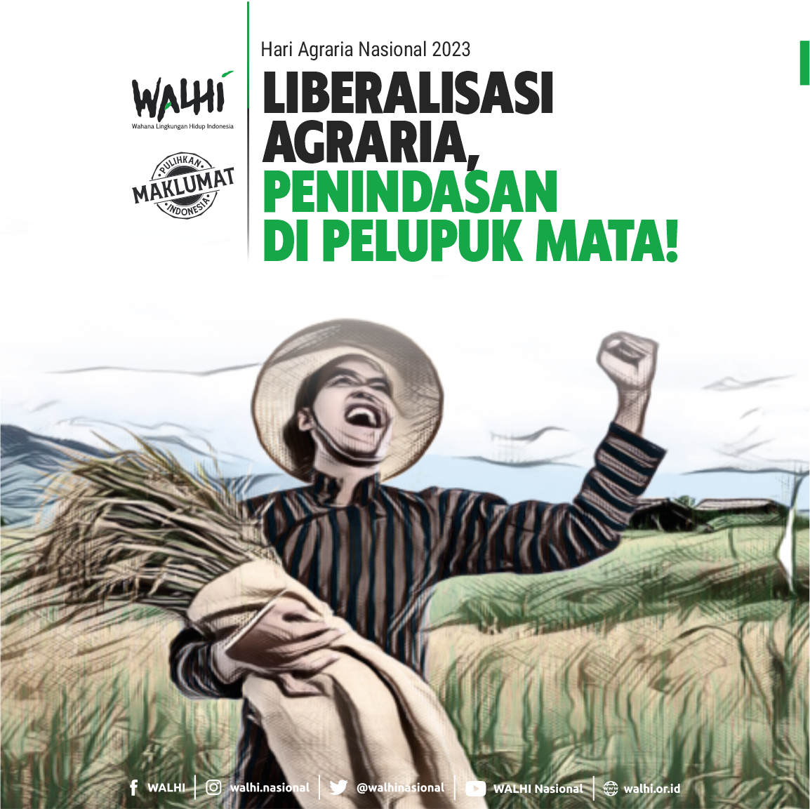 WALHI Menuntut Pemerintah Indonesia Untuk Segera Menghentikan Praktik Liberalisasi Agraria