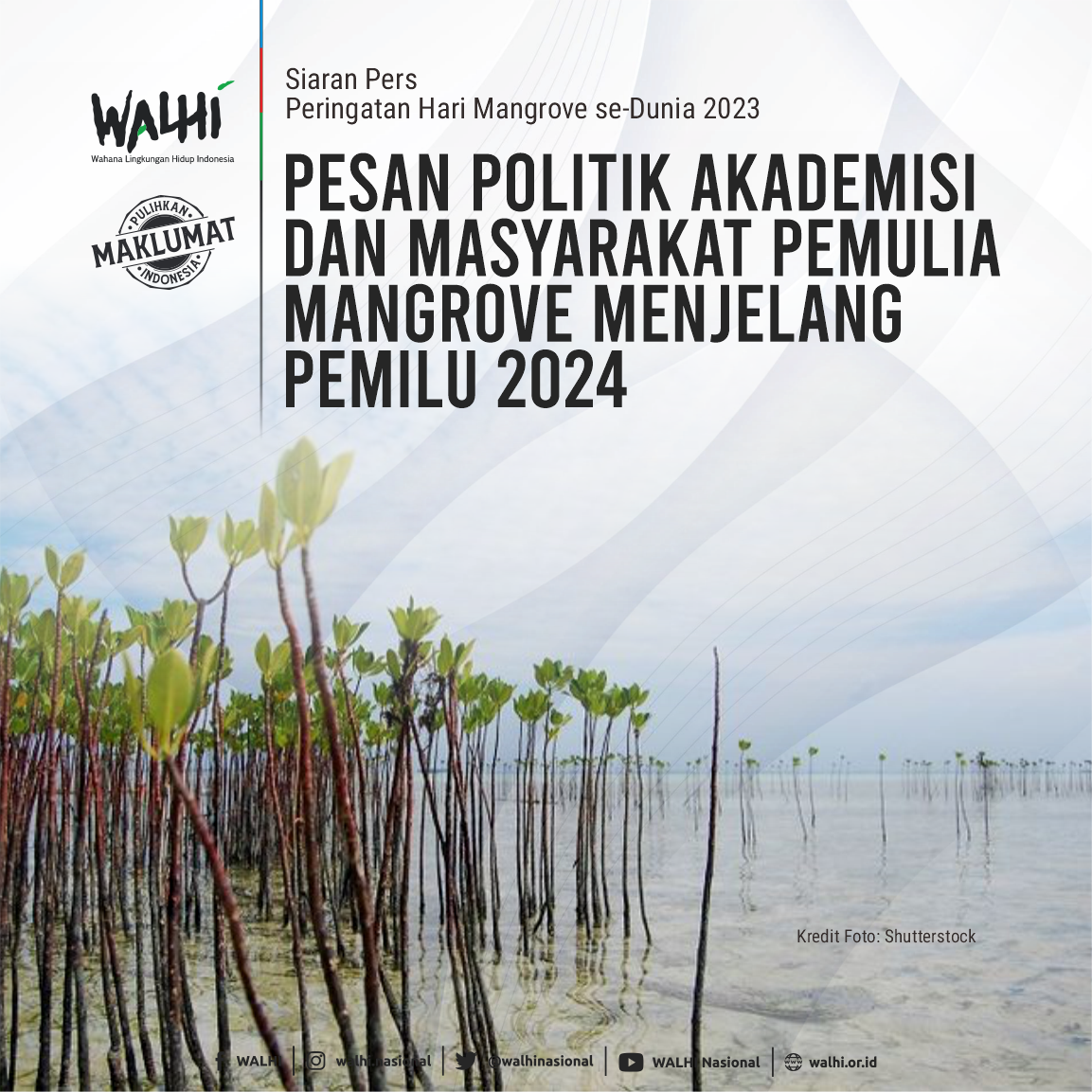 Pesan Politik Akademisi dan Masyarakat Pemulia Mangrove Menjelang Pemilu 2024
