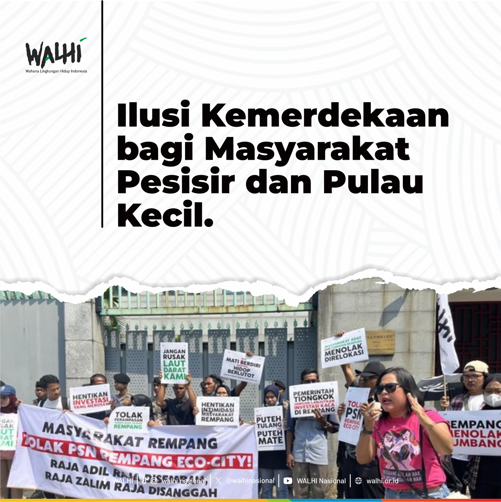 Ilusi Kemerdekaan bagi Masyarakat Pesisir dan Pulau Kecil