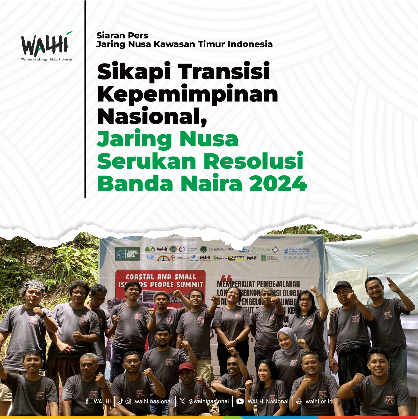 Sikapi Transisi Kepemimpinan Nasional, Jaring Nusa Serukan Resolusi Banda Naira 2024