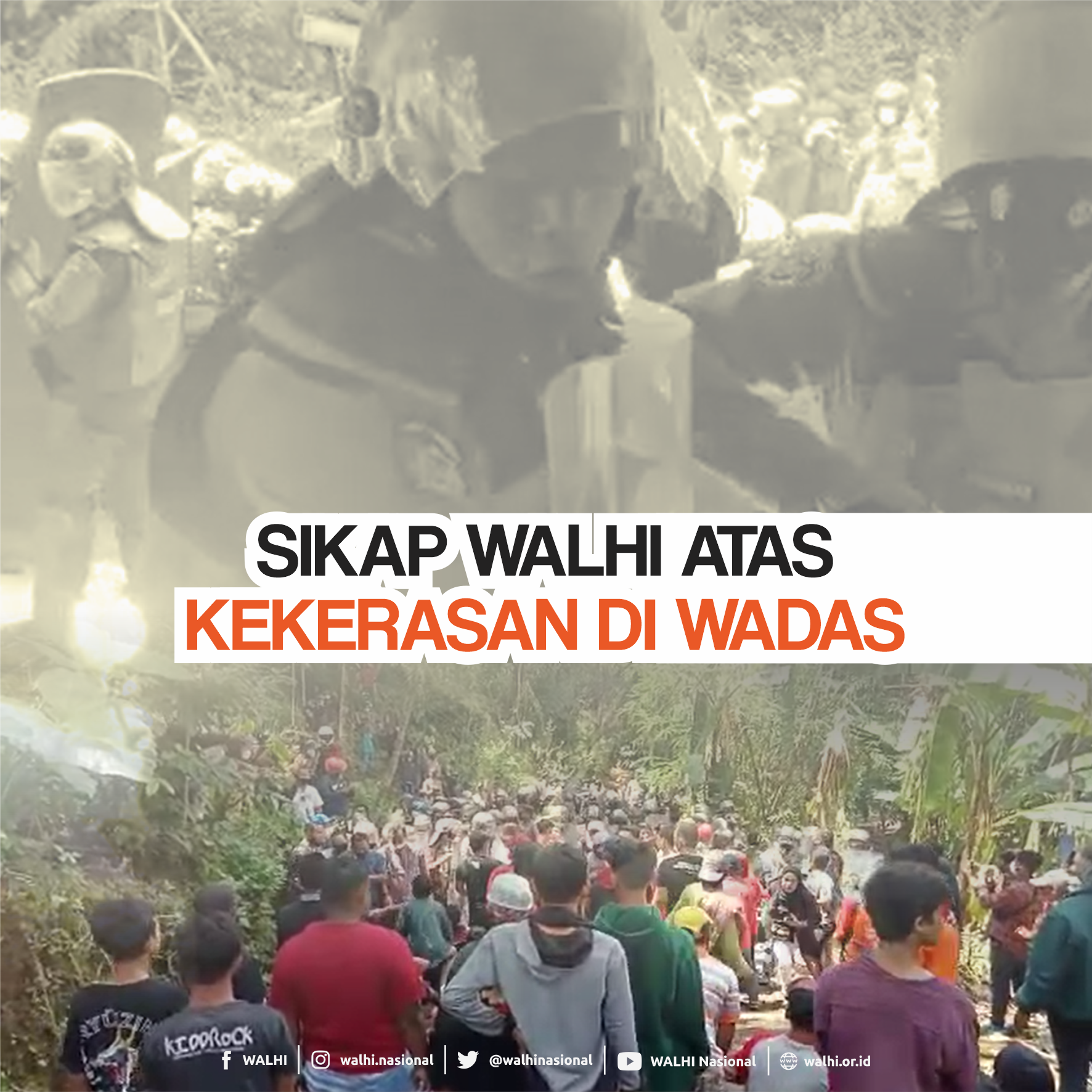 Sikap WALHI atas Kekerasan di Wadas Purworejo
