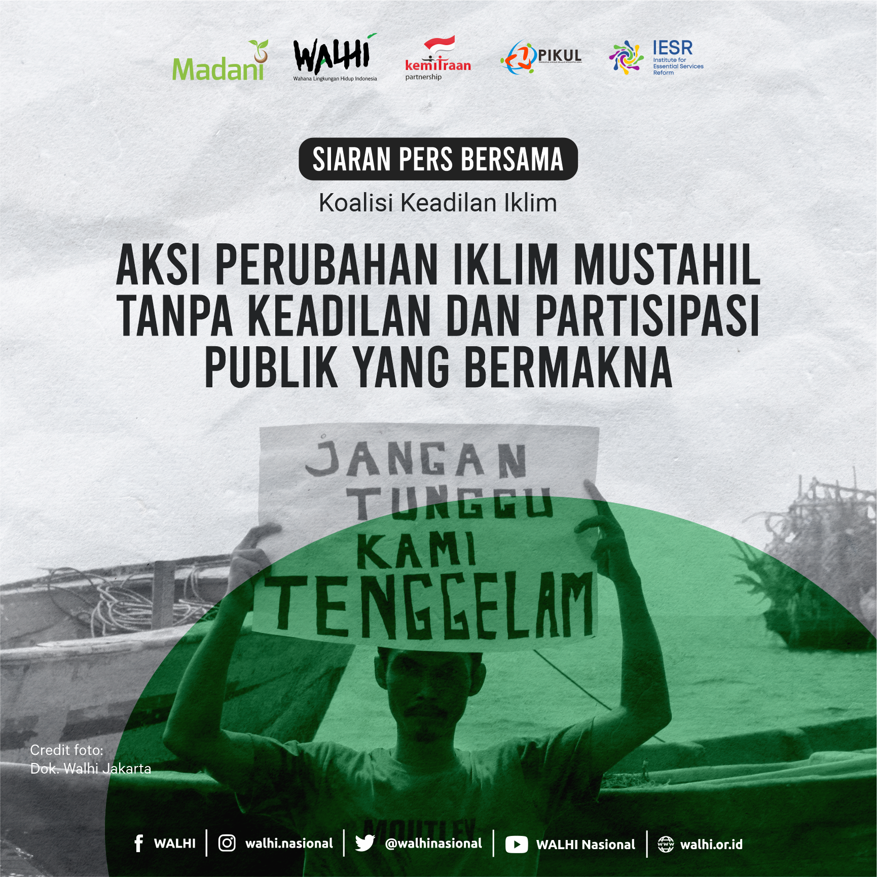 Aksi Perubahan Iklim Mustahil Tanpa Keadilan dan Partisipasi Publik yang Bermakna