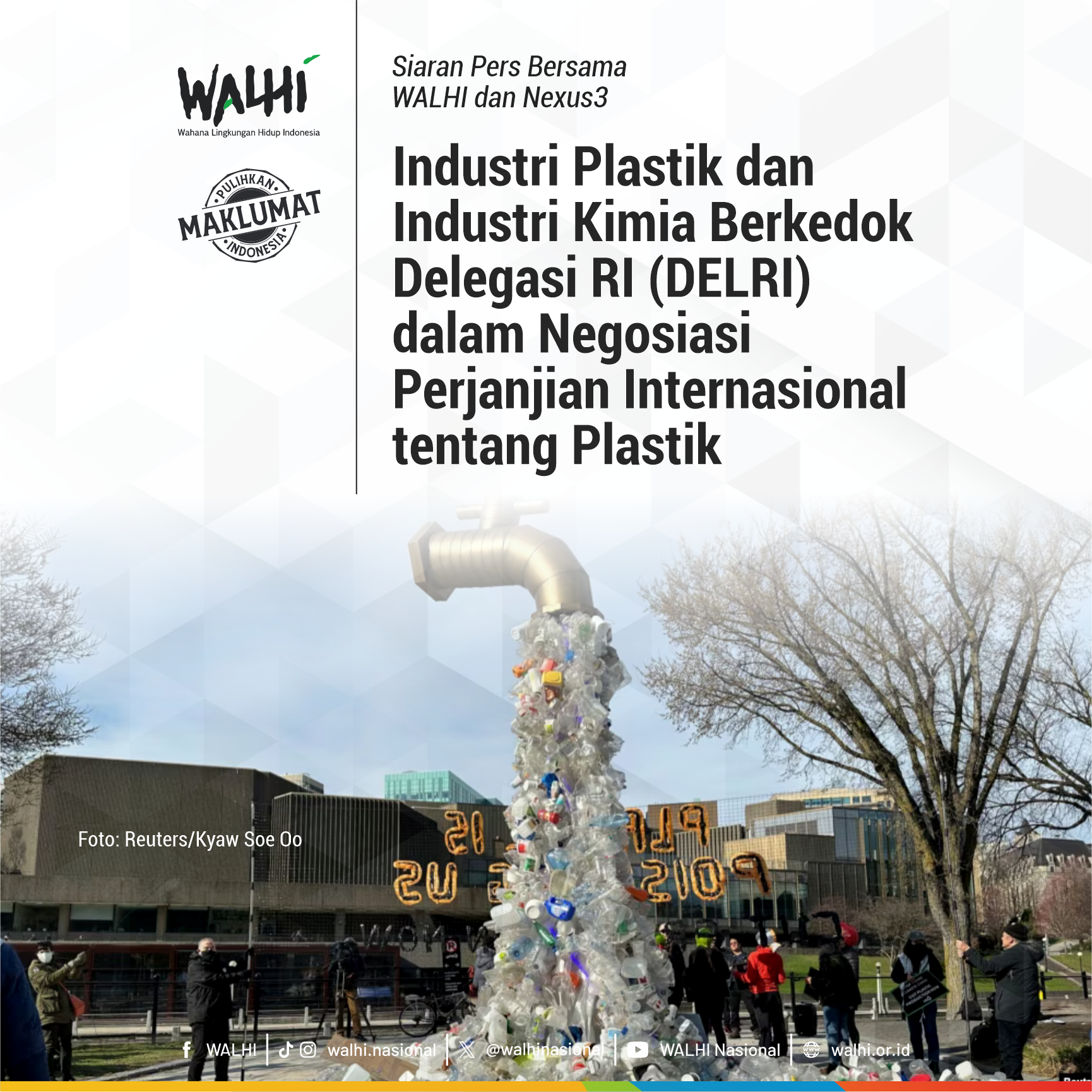 Industri Plastik dan Industri Kimia Berkedok Delegasi RI (DELRI) dalam Negosiasi Perjanjian Internasional tentang Plastik