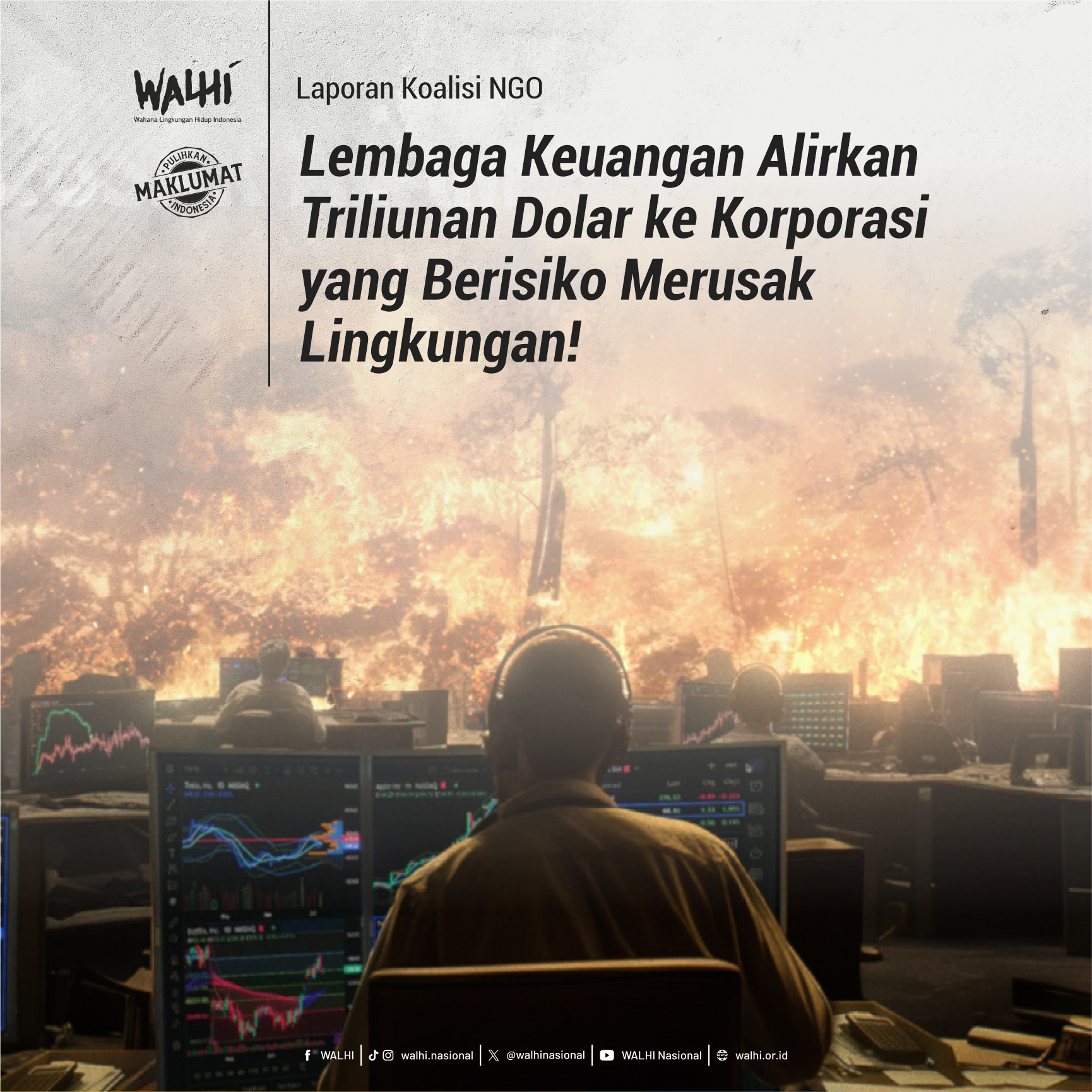 Laporan Koalisi NGO: Lembaga Keuangan Alirkan Triliunan Dolar ke Korporasi yang Berisiko Merusak Lingkungan