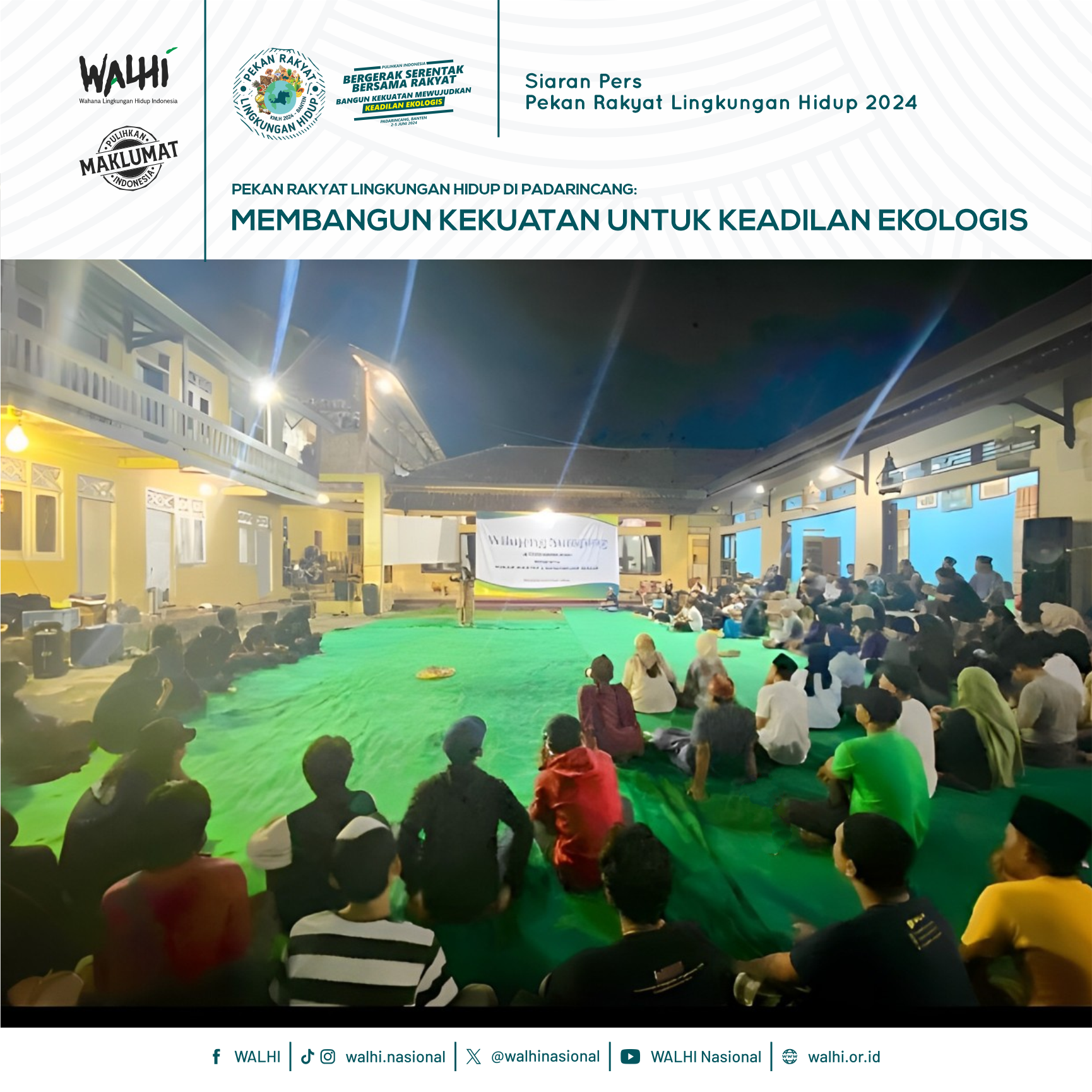 Pekan Rakyat Lingkungan Hidup di Padarincang: Membangun Kekuatan untuk Keadilan Ekologis