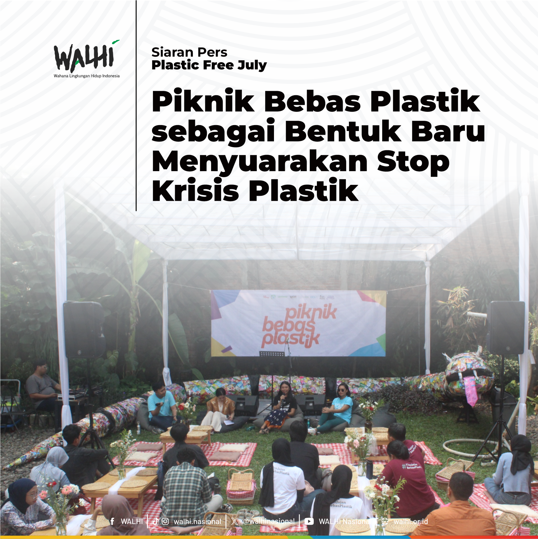 Piknik Bebas Plastik sebagai Bentuk Baru Menyuarakan Stop Krisis Plastik
