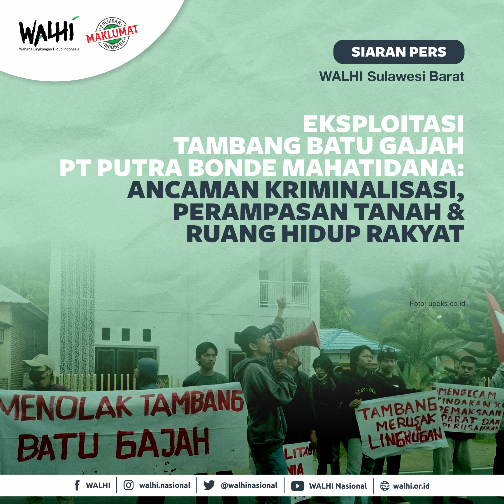 Eksploitasi Tambang Batu Gajah PT Putra Bonde Mahatidana: Ancaman Kriminalisasi, Perampasan Tanah & Ruang Hidup Rakyat