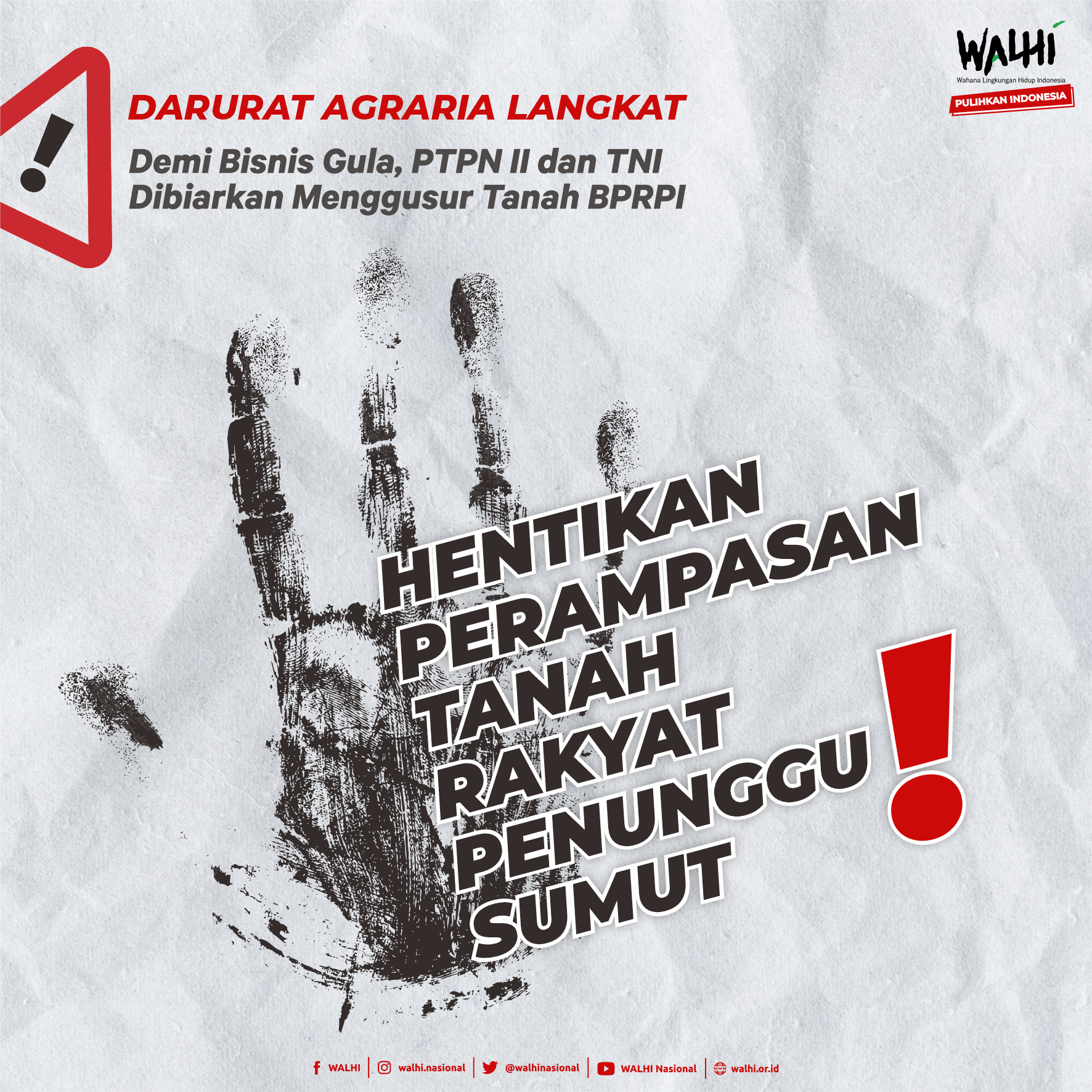 Darurat Agraria Langkat (infografis)
