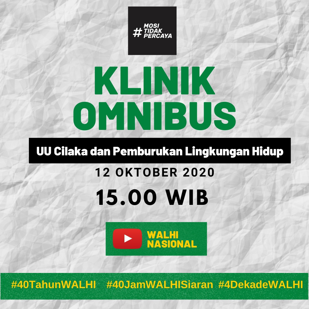 Membedah UU Cipta Kerja di “Klinik Omnibus Law”