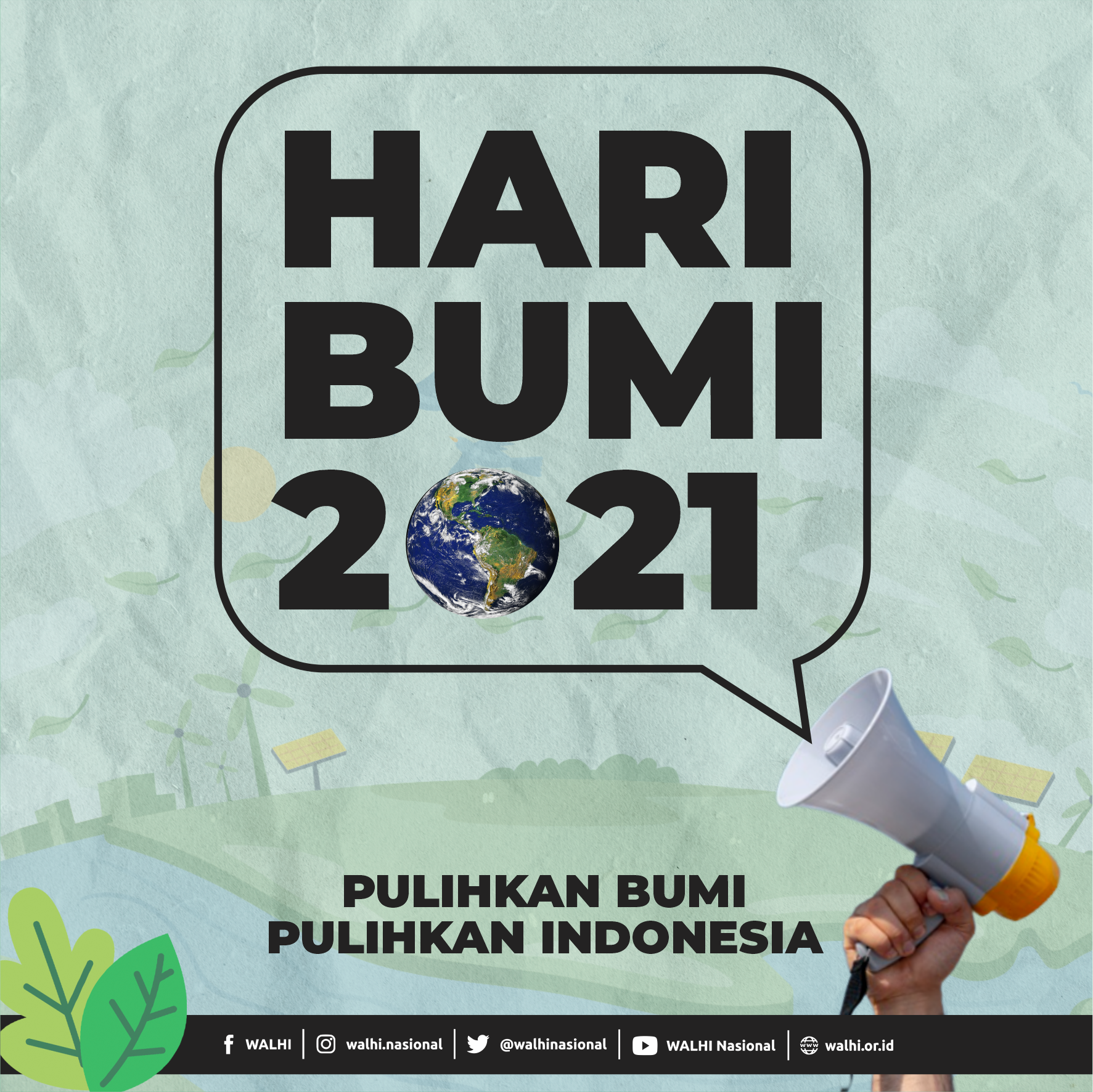 Hari Bumi 2021; Aksi Bersama 28 Eksekutif Daerah WALHI
